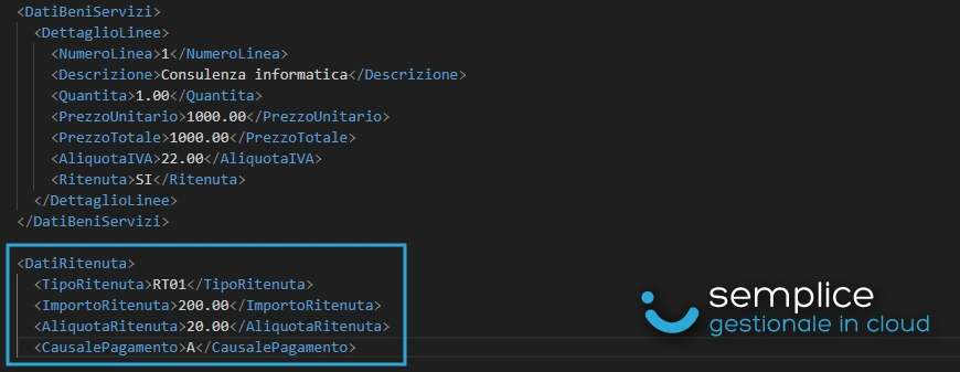 Causali pagamento ritenuta d’acconto: elenco completo da Modello 770 per la fattura elettronica