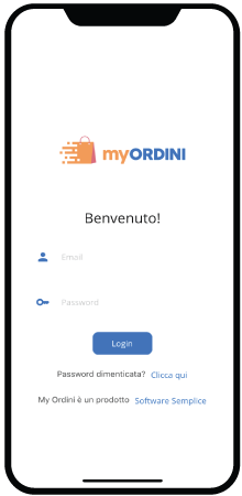 MyOrdini login app