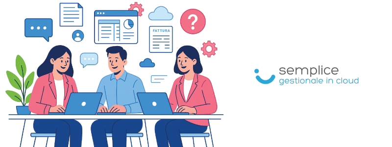 servizio clienti software semplice